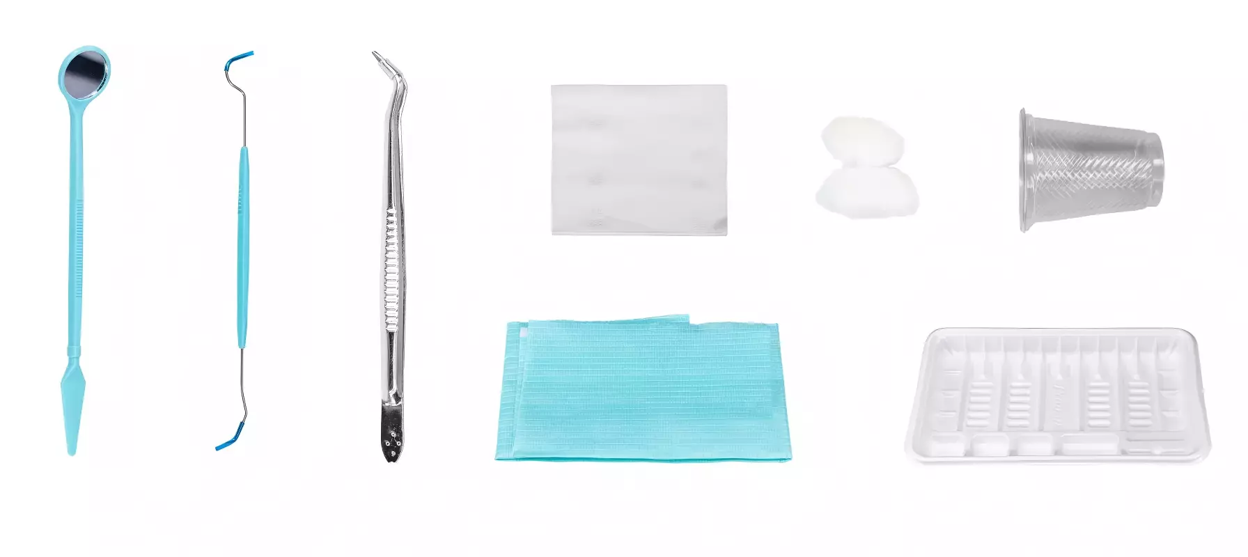 Disposable Dental Examination Kit 8 in 1