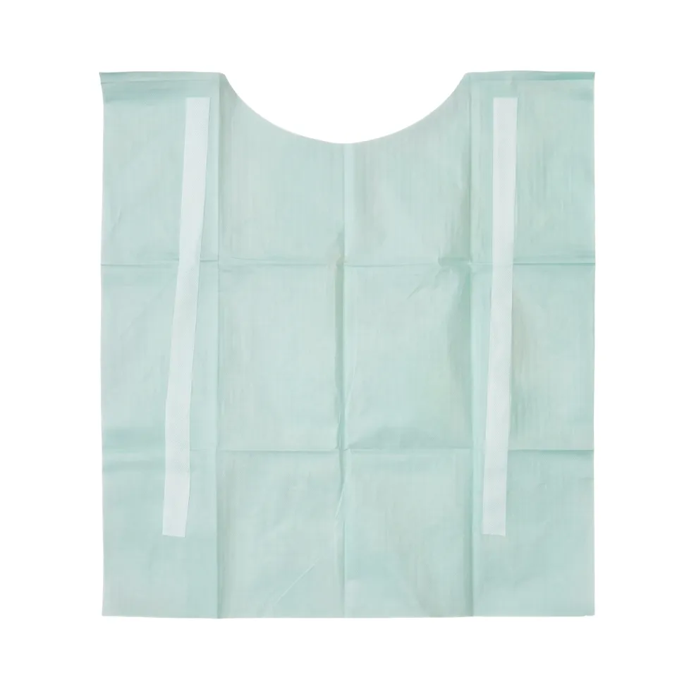 dental bib with tie